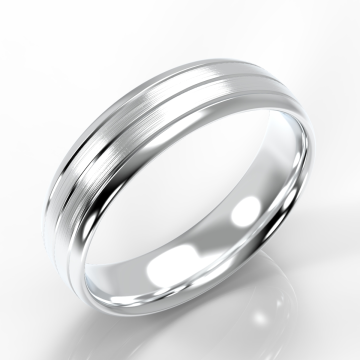 Classic Court with Triple Grooves and Twin Finish Ring