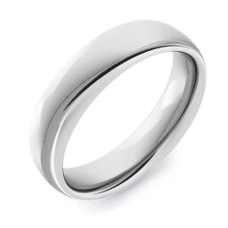 Classic Court Plain | White Gold, Palladium, Platinum Wedding Rings