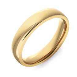 Modern Court Plain | Yellow Gold Wedding Rings
