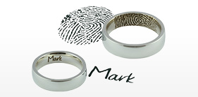 Laser engraving guide – how to personalise your wedding ring with engraving