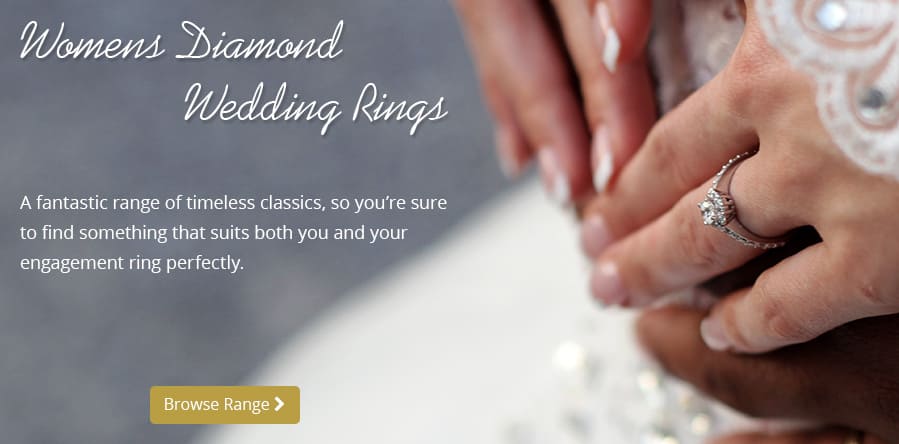 Women's diamond wedding rings