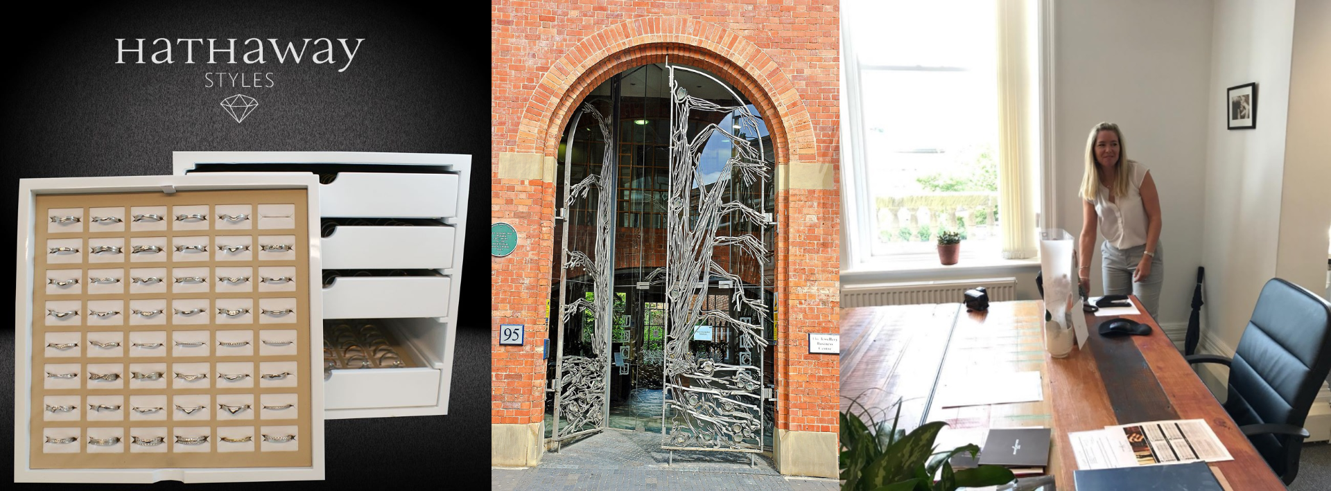 Our showroom in Birmingham's Jewellery Quarter
